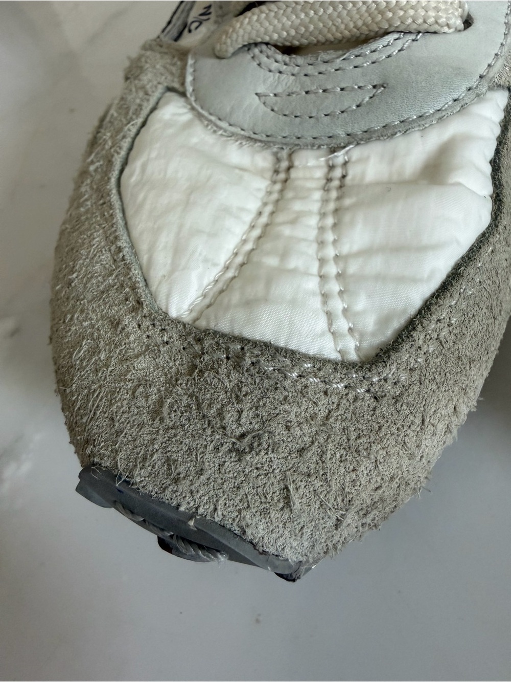Oncept NYC Toronto Sneakers Men’s 9 Women’s 10.5-11 suede & fabric silver white - Picture 9 of 15